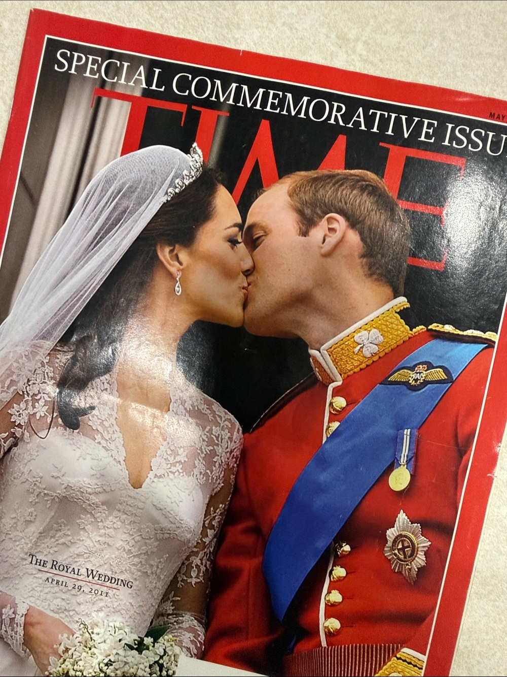 Time magazine, the Royal wedding